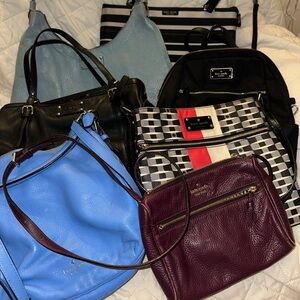 7-Piece Set of KATE SPADE Handbags / Project Rehab Bags PLEASE READ!!!